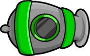 Puffle Launch Green Cannon