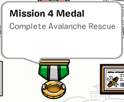 PSA Mission 4: Avalanche Rescue, Club Penguin Online Wiki