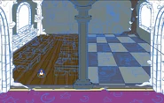 Concept art of the School during the Medieval Party 2020 2.