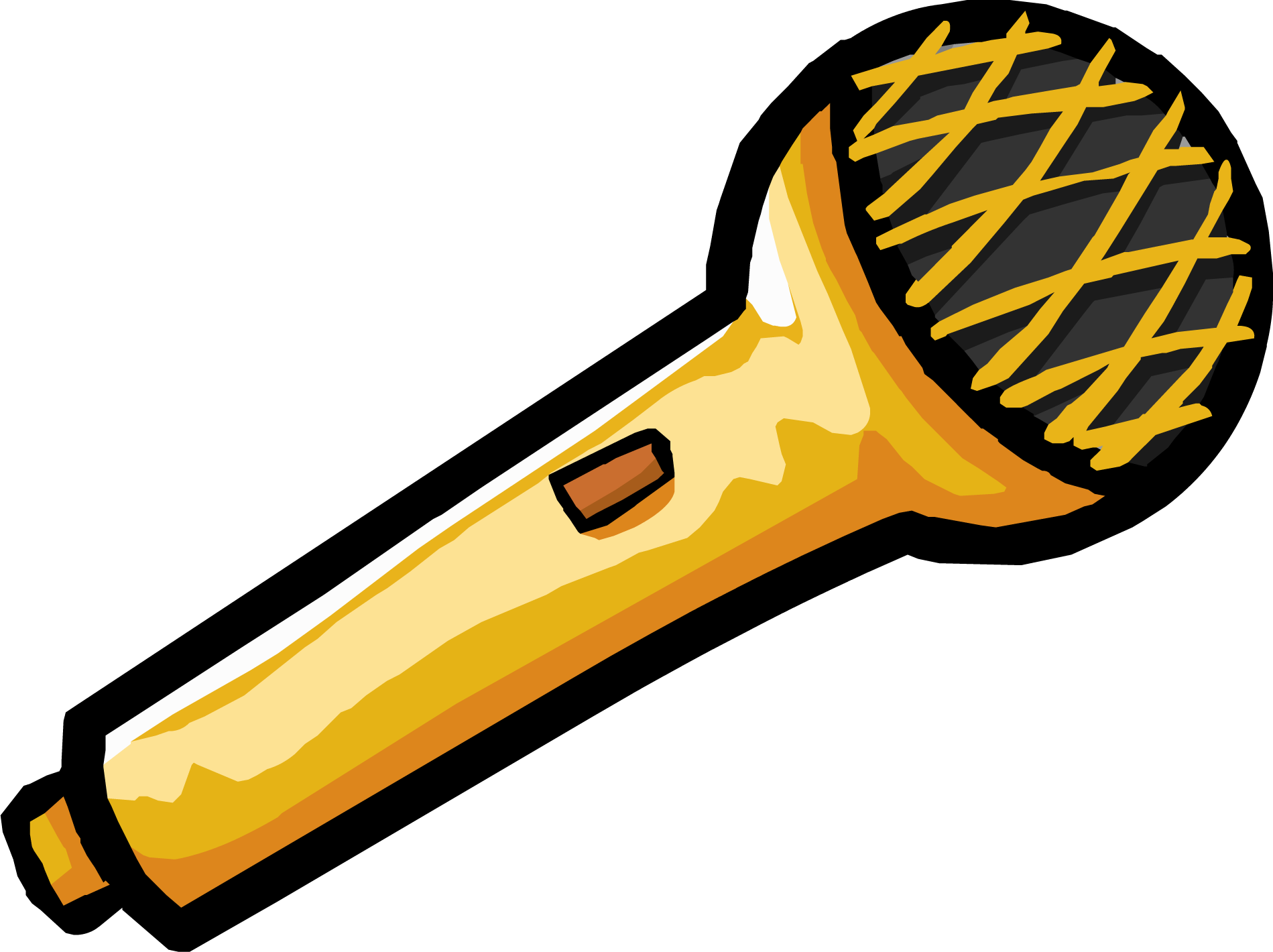 golden microphone png