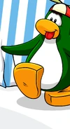 As seen in issue #30 of the Club Penguin Times, along with the Red Propeller Cap.