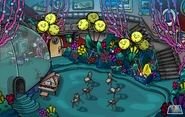 The location of the pin during the Underwater Expedition.