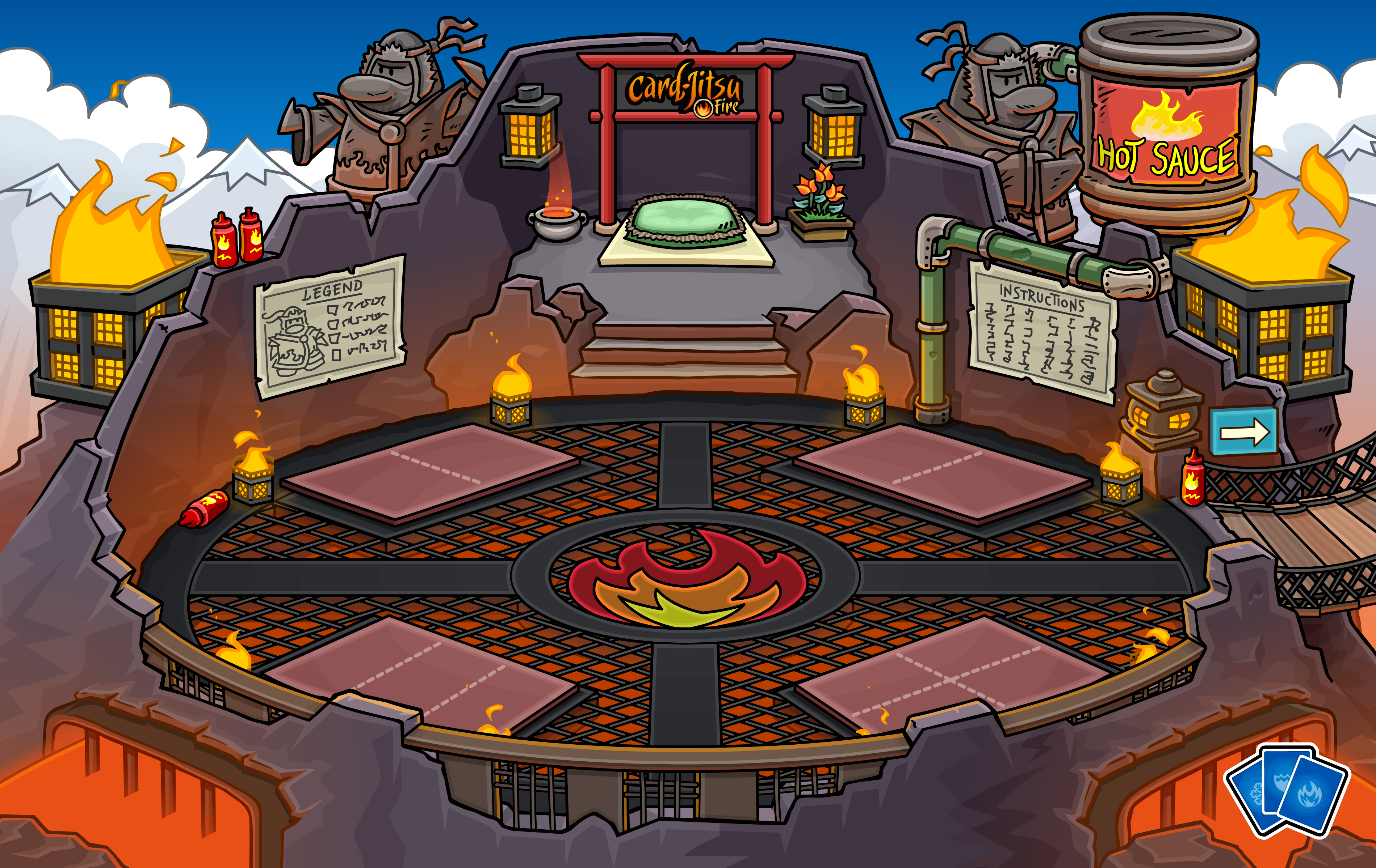 Descubrir 30+ imagen club penguin fire dojo