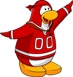 Red Baseball Uniform, Club Penguin Rewritten Wiki