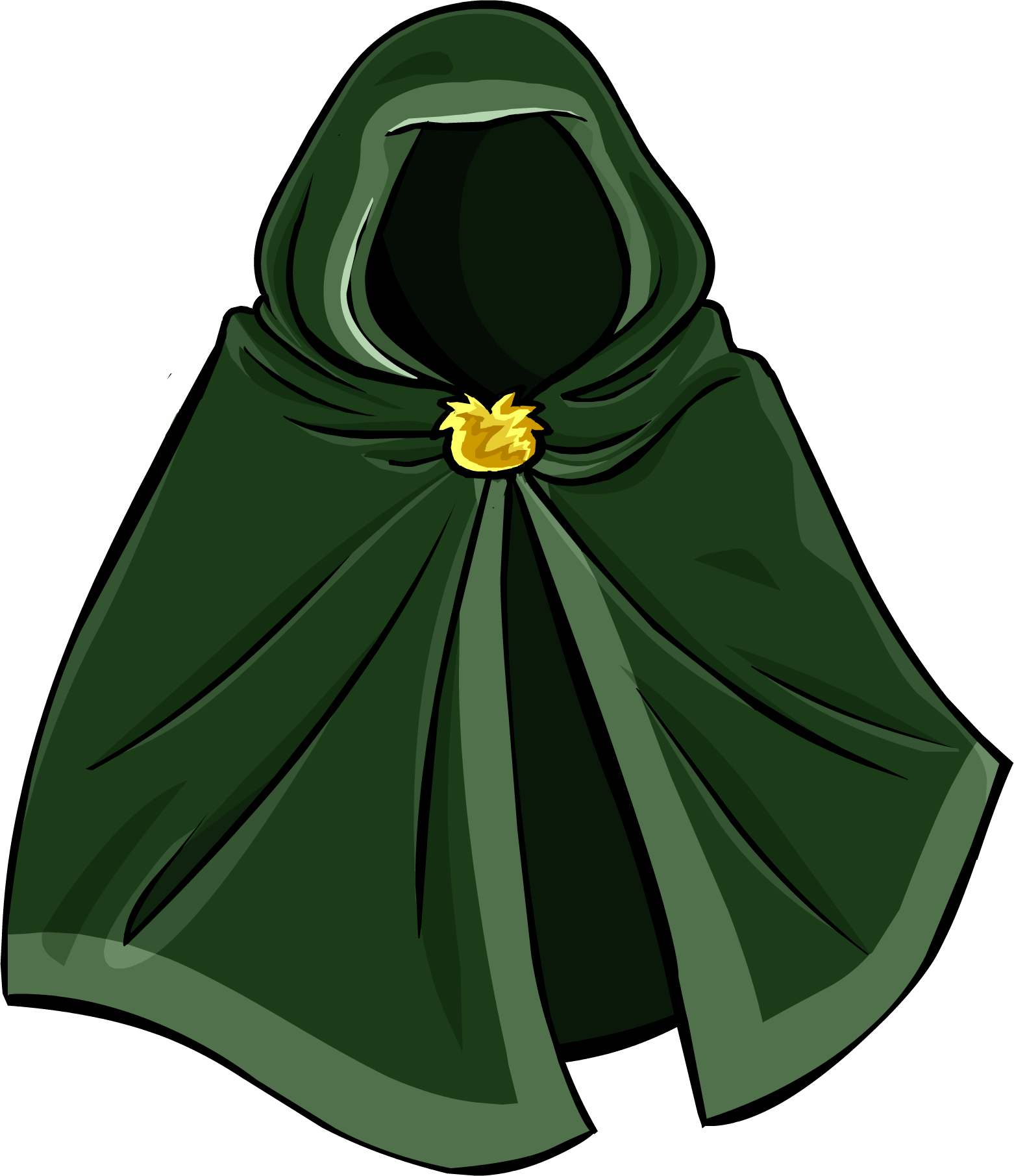 Green Hooded Cloak | Club Penguin Rewritten Wiki | Fandom