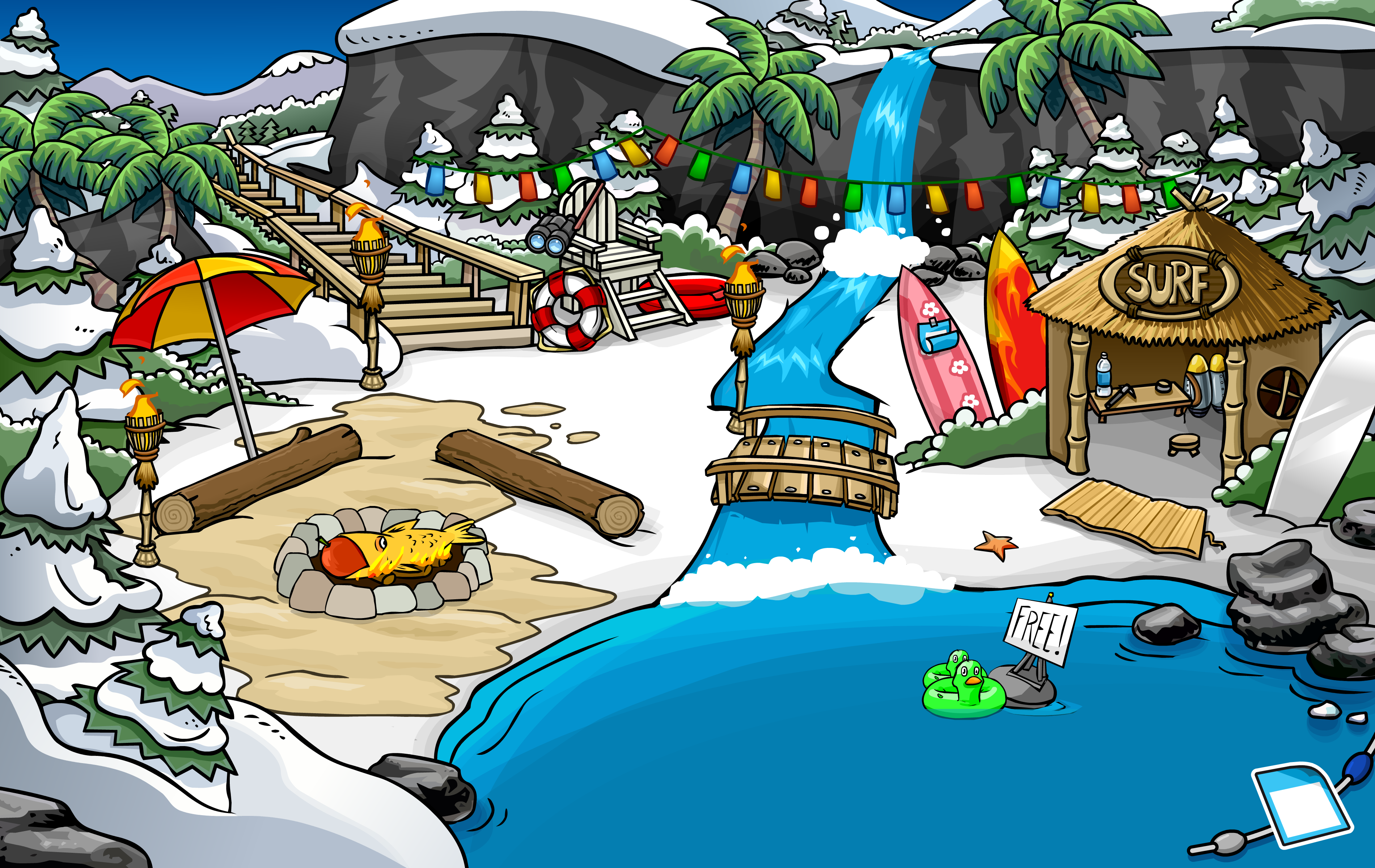 Summer Luau 2018 | Club Penguin Rewritten Wiki | Fandom