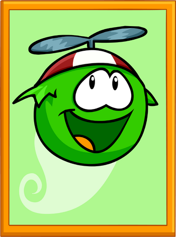 Green Puffle Poster