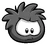 Black Puffle Pin