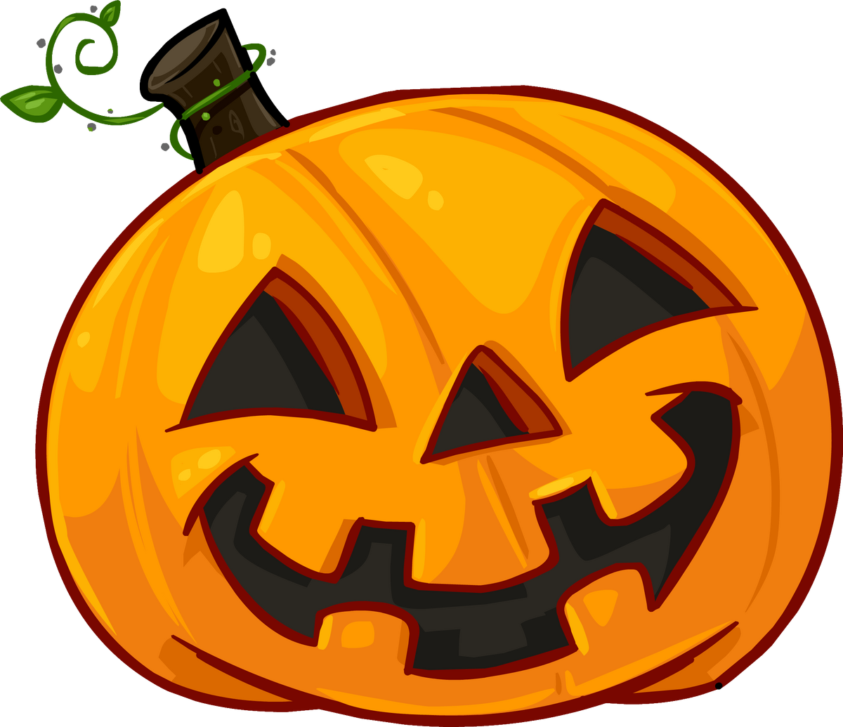 Pumpkin Halloween Clipart PNG for crafts and sublimation