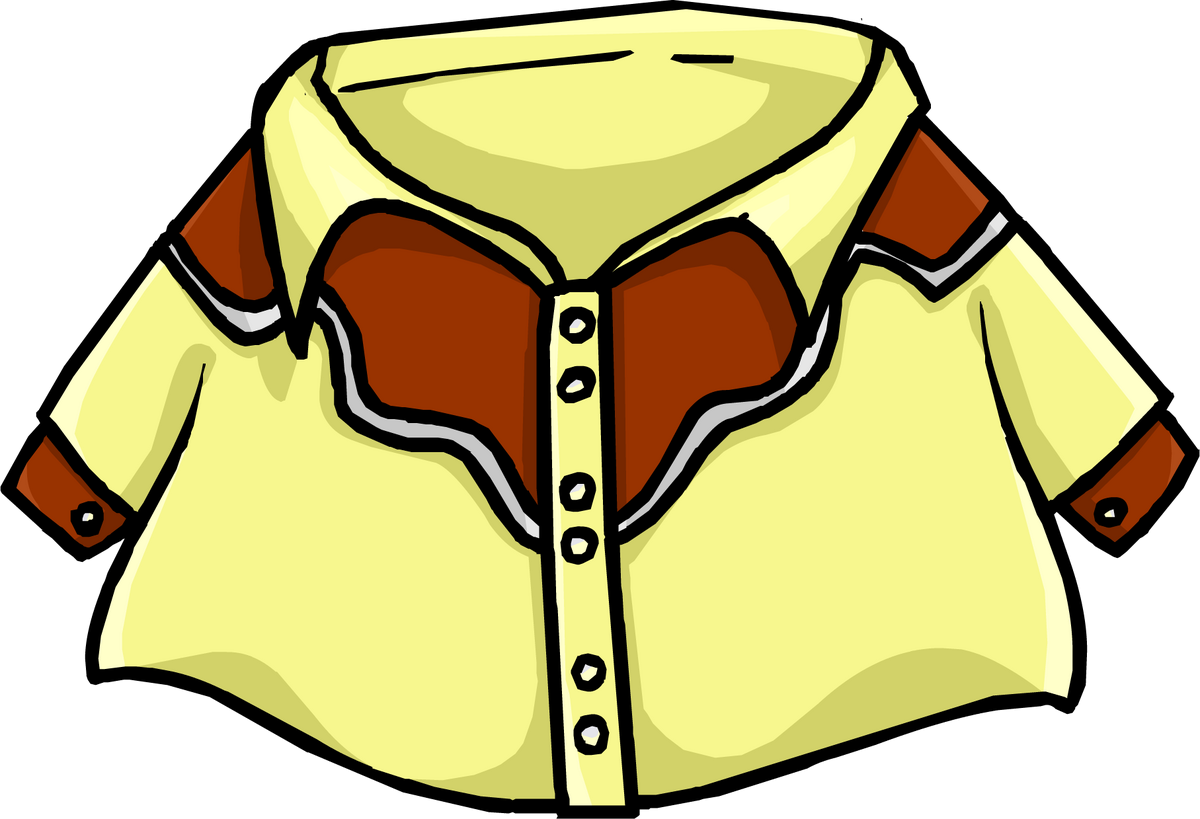Tan Cowboy Shirt | Club Penguin Rewritten Wiki | Fandom