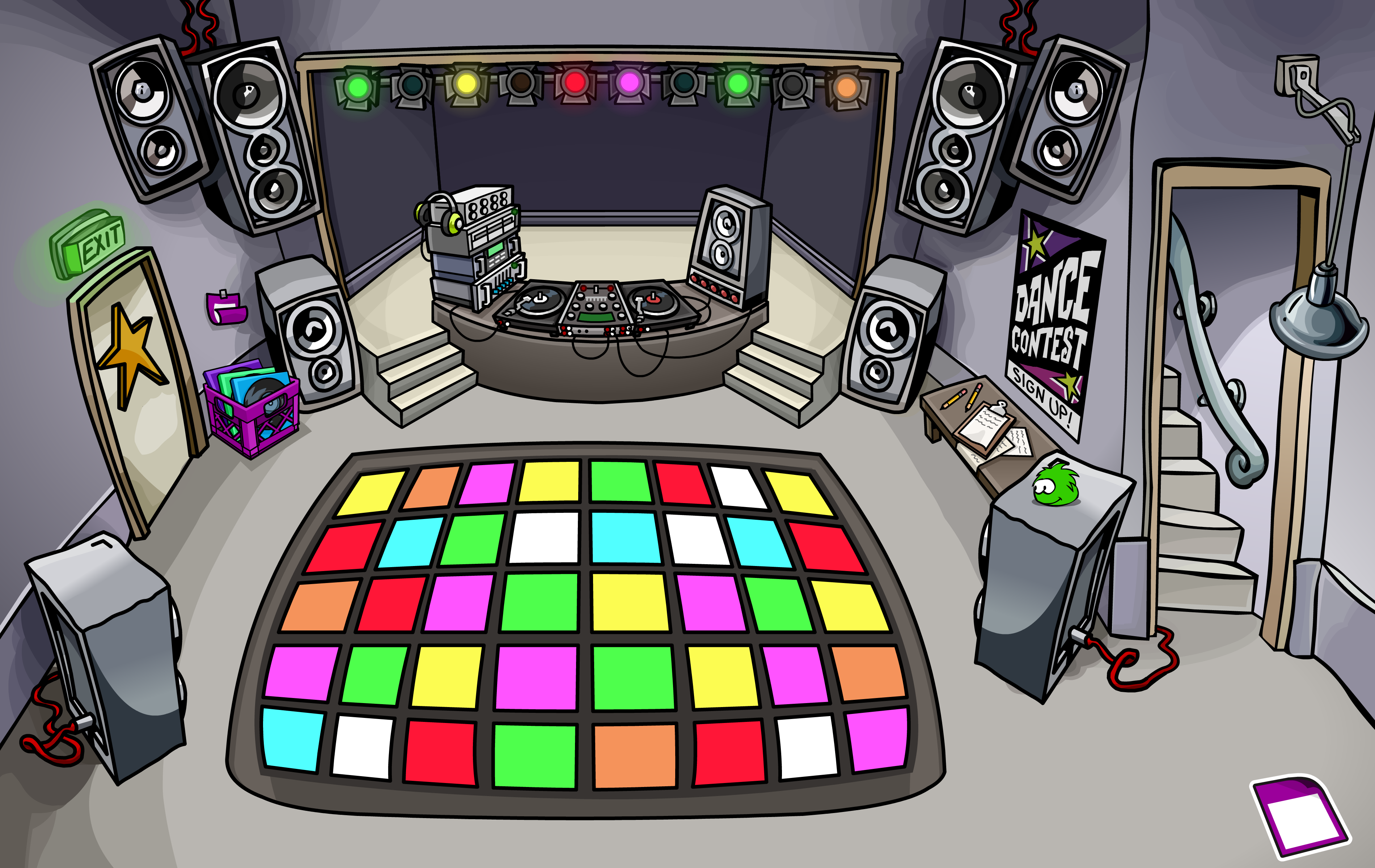 Actualizar 35+ imagen club penguin dance floor