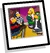 Penguin Band Background Icon