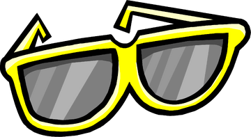Yellow penguin glasses shop