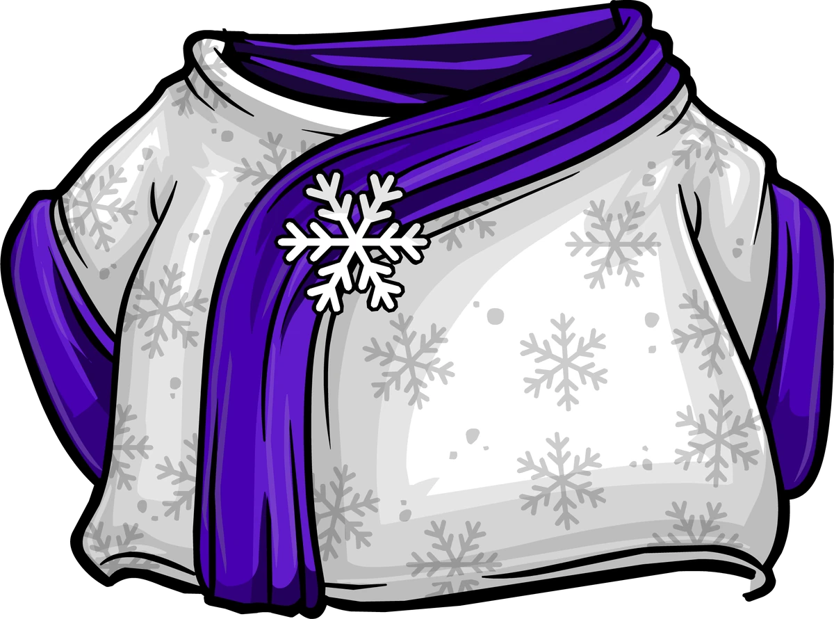 Purple Blizzard Wizard Robe | Club Penguin Rewritten Wiki | Fandom