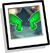 Green Fairy Background Icon