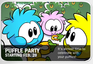 Puffle Party 2020 Advertisement