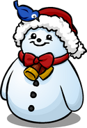 Santa Hat Snowman sprite 002