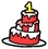 1st Anniversary Cake Pin