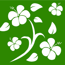 Green Hawaiian Background