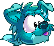 Puffle-Perro-Azul-Verdoso