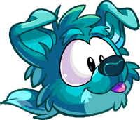 Puffle Perro Azul Verdoso.