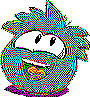 Puffle Aguamarina Desparticularisado