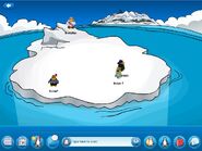 inceberg en club penguin app