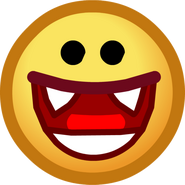 Emoticône Vampire souriant