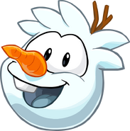 Puffle Bonhomme de Neige