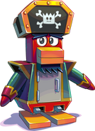 Robot de Rockhopper durant la Fête du 10e Anniversaire