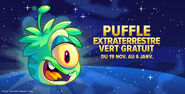 Second écran pour le Puffle Alien Vert.