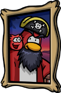 Portrait de Rockhopper dans les Quartiers du Capitaine