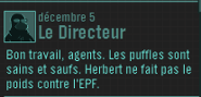 Message de Tante Arctic alias Le Directeur