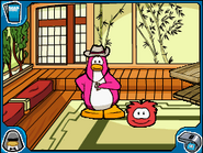 Apparence de DP dans le jeu vidéo pour Nintendo DS "Club Penguin: Elite Penguin Force"