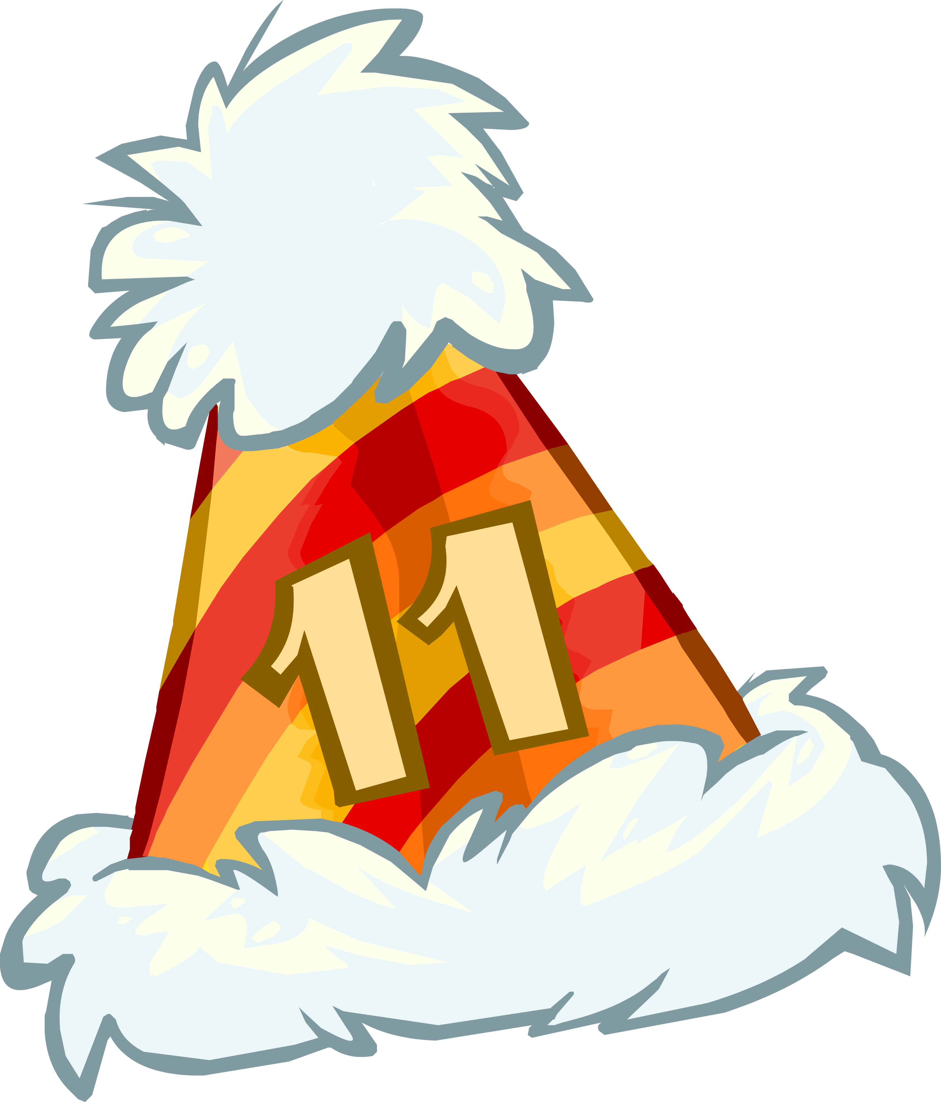 Le Chapeau 11e Anniversaire Wiki Club Penguin Fandom