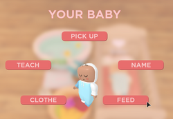 Kids Club Roblox Wiki Fandom - how to have a baby in roblox