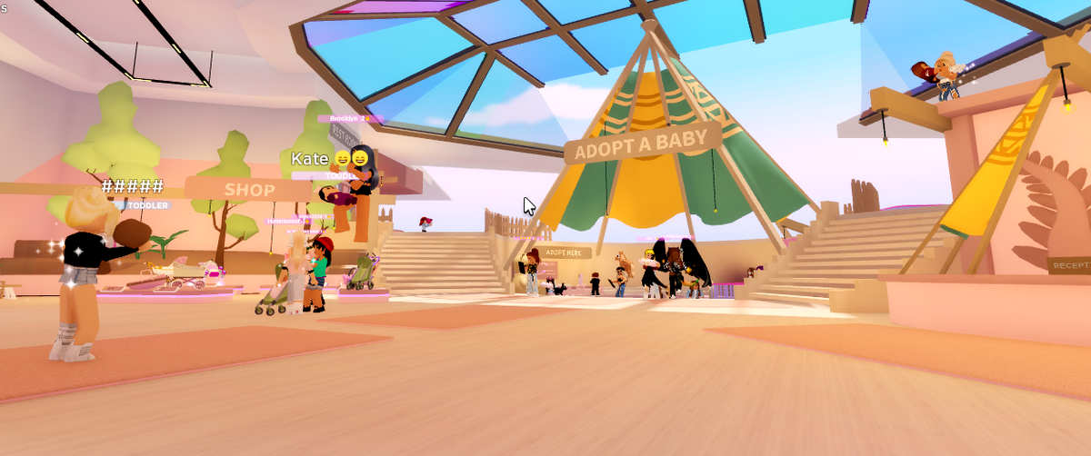 CLUB ROBLOX* DECORE, TRABALHE E CUIDE DO SEU BEBE E PETS. Seu Bebe CRESCE!  UAU! 