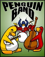 Penguin Band Poster