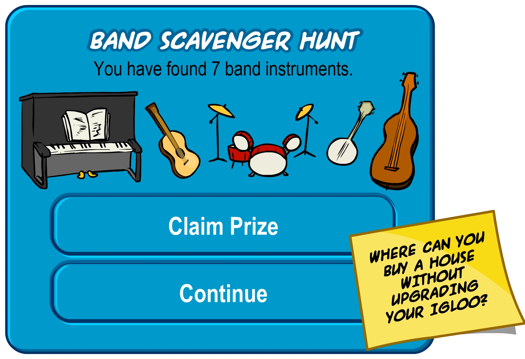 Instrument Hunt Club Penguin Wiki Fandom
