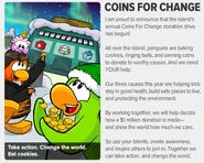 "Coins For Change" article of issue #374