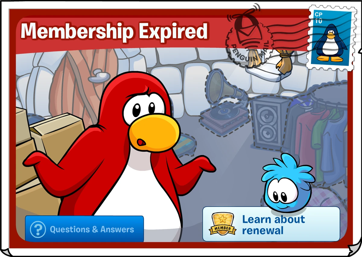 Membership Expire Note | Club Penguin Wiki | Fandom