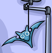PersonalRoomOfGary-FlyingFox.png (30 KB) The flying fox hanging from a lamp