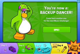 Wykonanie Codziennego muzycznego wyzwania z tą właśnie czapką.