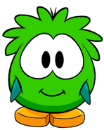 AquaPenguinGreenPuffleCostume.png (18 KB) An aqua penguin wearing a costume based off the Green Puffle