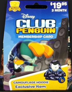 Membership card (unused) : r/ClubPenguin