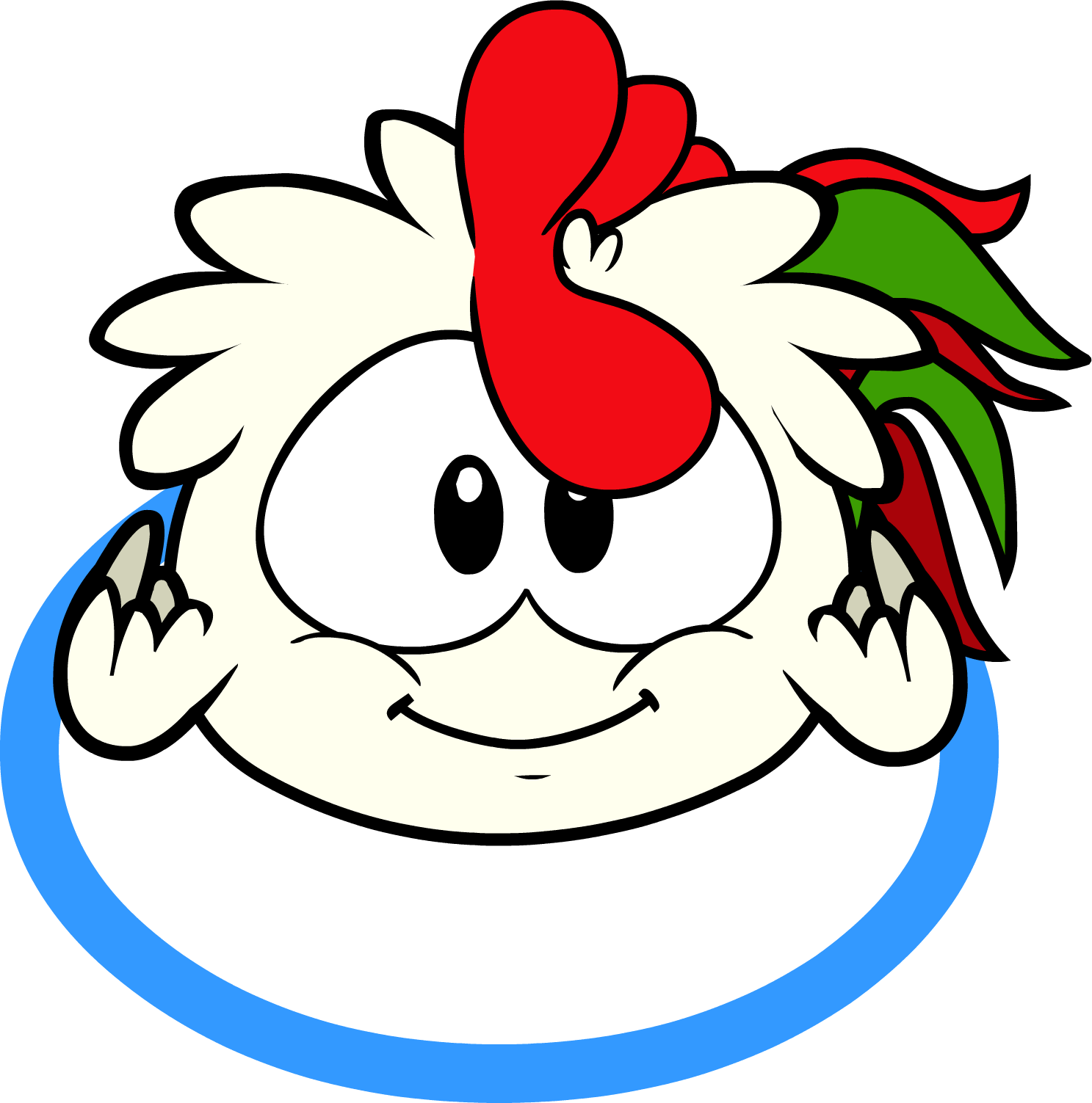 Chicken puffle in-game