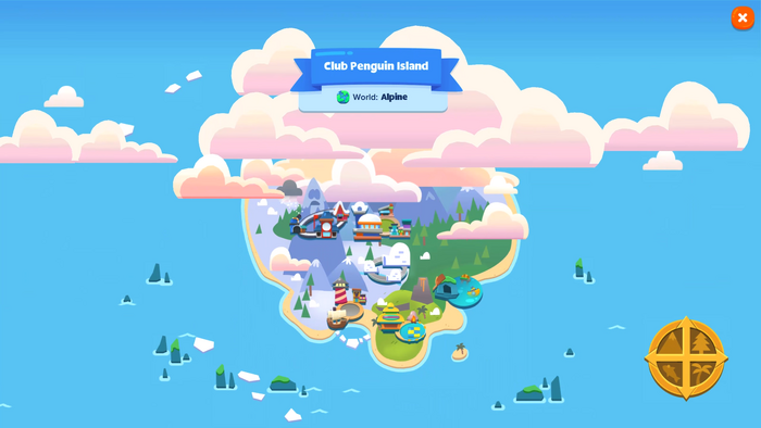 Club Penguin Island Map Wiki PNG - Free Download in 2023