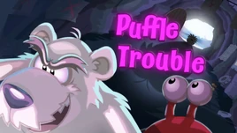 Puffle Trouble logo