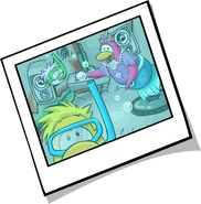 As seen in the Yearbook 2007-2008, along with The Sunstriker, Blue Snorkel, Coral Crown, and Mermaid Costume