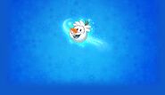 The Frozen Party background of the Club Penguin Website.